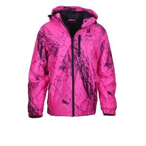 Gamehide Naked North Camo Pink Hunting Jacket Hooded Insulated Womens Large S2L